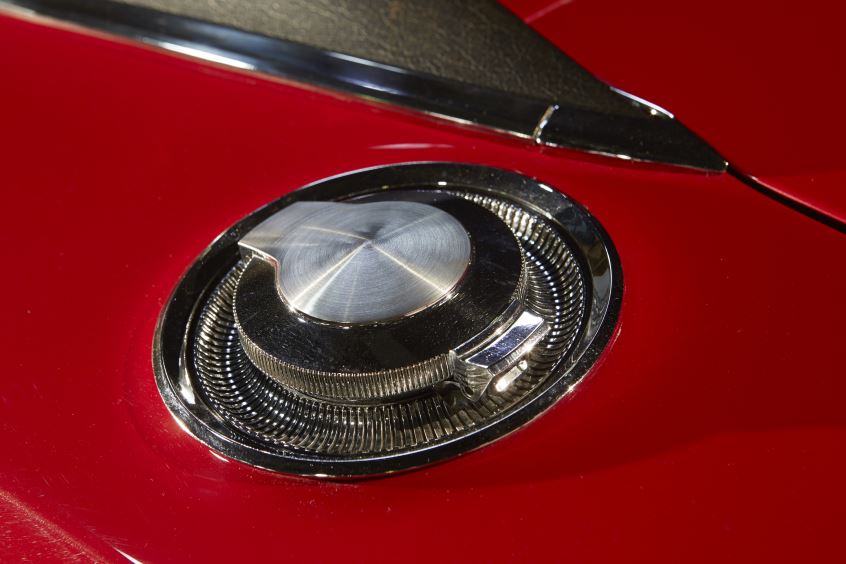 Up Close Red 1968 Dodge Charger 